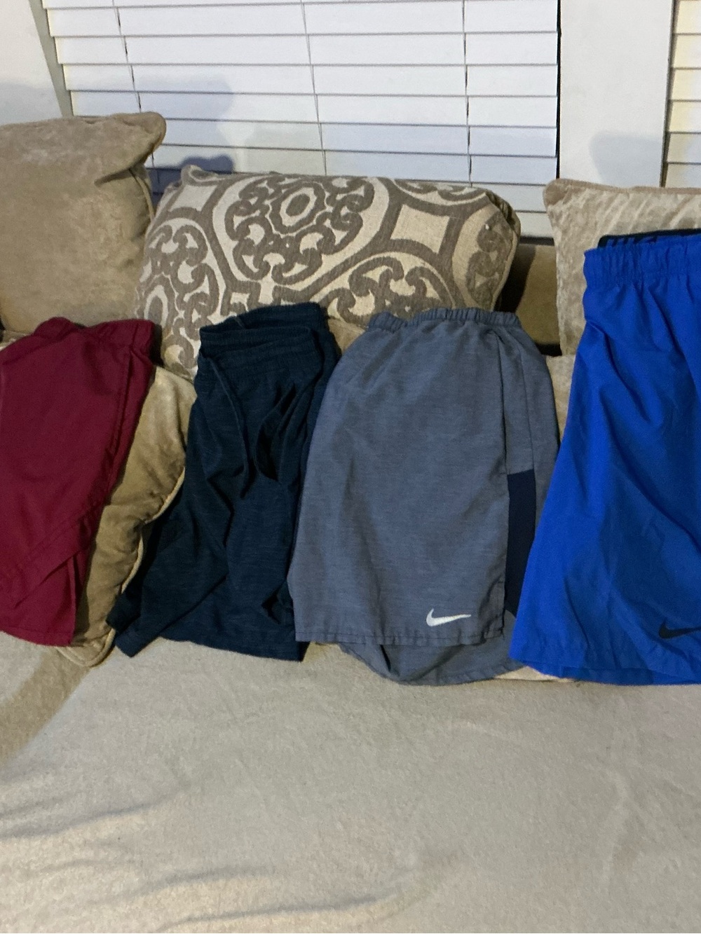 Nike Kids Shorts Bundle in Blue, Gray, Black, Maroon